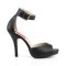 EVE-02 - Black Faux Leather