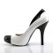 Eve-07 - White Black Patent