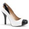 Eve-07 - White Black Patent
