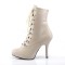 EVE-106 - Cream Faux Leather