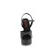 Excite-609 - Black Faux Leather Matte