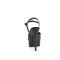 Excite-609 - Black Faux Leather Matte
