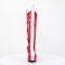 Exotica-305 - Red-White Stretch Patent