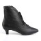 Fab-1005 - Black Faux Leather  