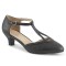 Fab-428 - Black Faux Leather  