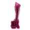 Fabulous-3035 - Hot Pink Crinkle Pat-Glitter