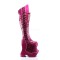 Fabulous-3035 - Hot Pink Crinkle Pat-Glitter