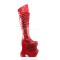 Fabulous-3035 - Red Crinkle Pat-Glitter