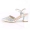Faye-06 - Silver Shimmering Fabric  