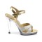 Fabulicious FLAIR-419G - Gold Multi Glitter Clear