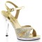 Fabulicious FLAIR-419G - Gold Multi Glitter Clear