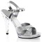 Fabulicious FLAIR-419G - Silver Multi Glitter Clear