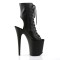 Flamingo-1016 - Black Faux Leather  