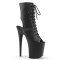 Flamingo-1016 - Black Faux Leather  
