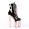 Flamingo-1020 - Black Pat Rose Gold Chrome  