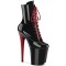 Flamingo-1020 - Black Pat Red