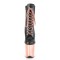 Flamingo-1020 - Black Faux Leather Rose Gold Chrome  