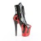 Flamingo-1020FLM - Black Pat Red Metallic Pu