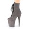 Flamingo-1020FS - Gray Faux Suede  