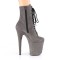 Flamingo-1020FS - Gray Faux Suede  