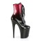 Flamingo-1020OMB - Pink Burgundy Glittered Pat Black  