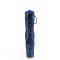 Flamingo-1040SPF - Blue Metallic Snake Print Fabric M