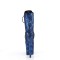 Flamingo-1040SPF - Blue Metallic Snake Print Fabric M