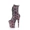 Flamingo-1040SPF - Pink Metallic Hologram Snake Print Fabric