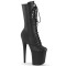 Flamingo-1054 - Black Faux Leather Matte
