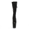 Flamingo-2051FS - Black Faux Suede  