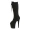 Flamingo-2051FS - Black Faux Suede  