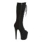 Flamingo-2051FS - Black Faux Suede  