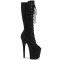 Flamingo-2051FS - Black Faux Suede  