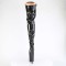 Flamingo-3020GP - Black Glitter Patent