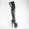 Flamingo-3020GP - Black Glitter Patent