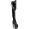 Flamingo-3020GP - Black Glitter Patent