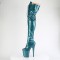 Flamingo-3020GP - Teal Glitter Patent