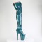 Flamingo-3020GP - Teal Glitter Patent