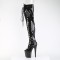 Flamingo-3021GP - Black Glitter Pat M