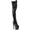 Flamingo-3021GP - Black Glitter Pat M