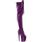 Flamingo-3021GP - Purple Glitter Pat M