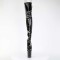 Flamingo-3850 - Black Stretch Patent