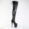 Flamingo-3850 - Black Stretch Patent