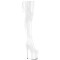 Flamingo-3850 - White Stretch Patent