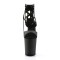 FLAMINGO-800-14 - Black Faux Leather Black Matte