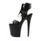 FLAMINGO-800-14 - Black Faux Leather Black Matte