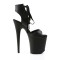 FLAMINGO-800-14 - Black Faux Leather Black Matte