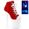Flamingo-800SK-02 - Red Canvas Neon White  