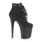 Flamingo-800TL-02 - Black Nubuck Faux Leather Matte  