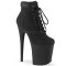 Flamingo-800TL-02 - Black Nubuck Faux Leather Matte  